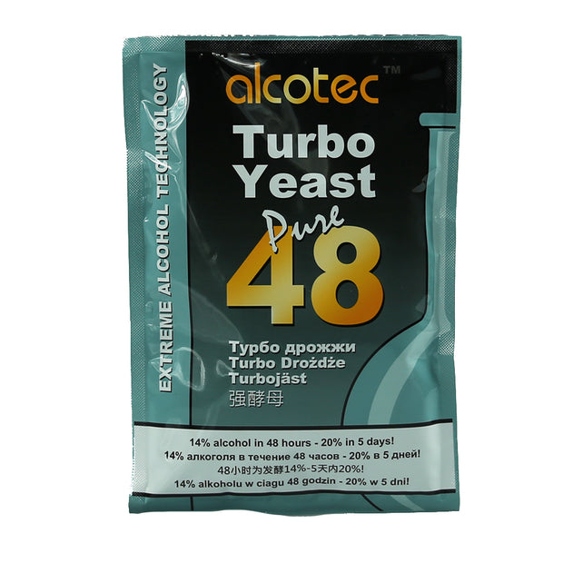 Alcotec 48 Pure Turbo Super Yeast 5 Pack - Brew2Bottle Home Brew