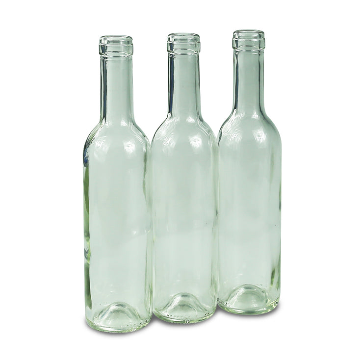 12 x 75cl Brew2Bottle Clear Glass Wine Bottle