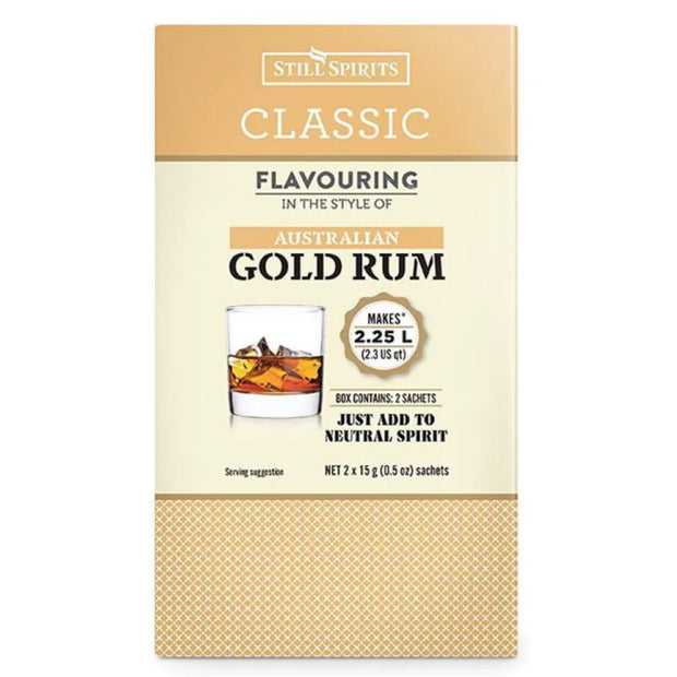 Still Spirits 2.25 Litre Twin Sachet Classic Flavouring - Australian Gold Rum