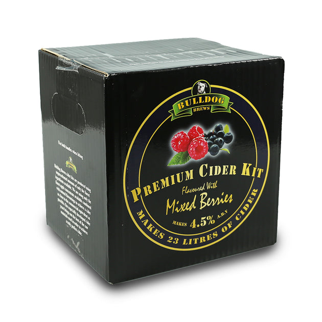 Bulldog Premium Cider ABV 4.5% 40 Pint Cider Kit - Mixed Berry