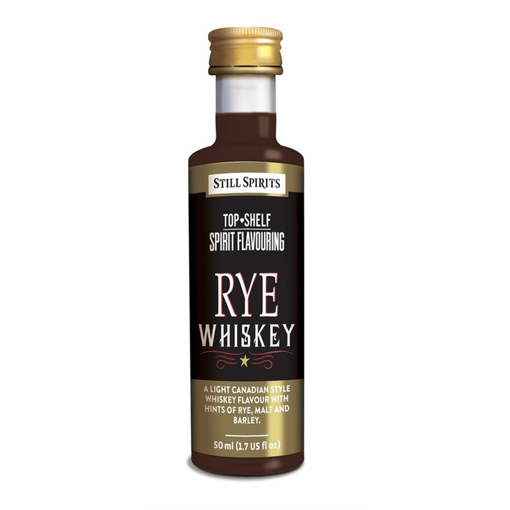 Still Spirits Top Shelf Spirits Flavouring - Rye Whisky