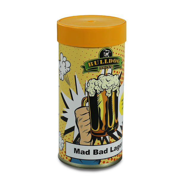 Bulldog Brews 40 Pint Mad Bad Lager with Dry Finishing Hops