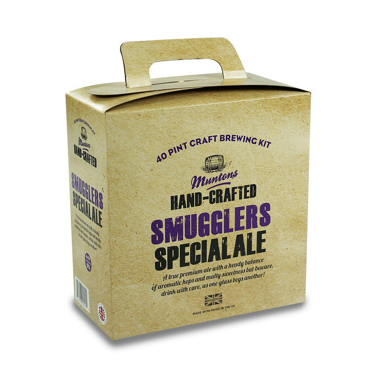 Muntons Hand Crafted 40 Pint Beer Kit - Smugglers Special Ale