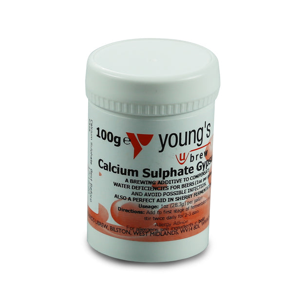 Youngs Calcium Sulphate Gypsum 100g