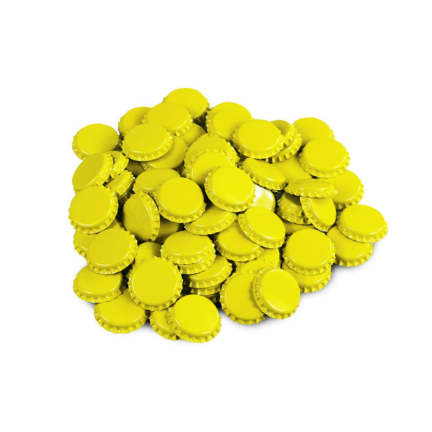 EasyBrew UK Yellow Crown Caps (1000 Pack)