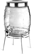 Barrel Beverage Dispenser With Stand - 5L