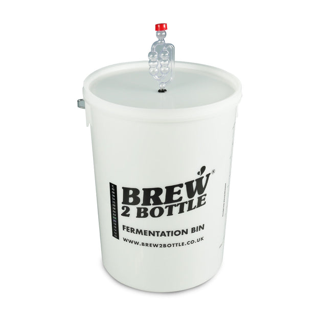 Brew2Bottle 25ltr Bucket, Lid with Grommet, Bubbler Airlock & LCD Thermometer