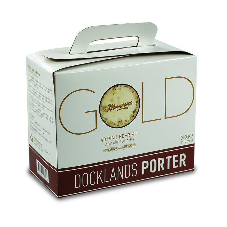 Muntons Gold 40 Pint Beer Kit - Dockland Porter