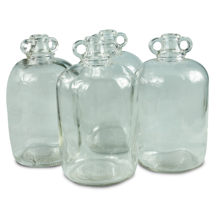 4 x 5ltr Glass Demijohns