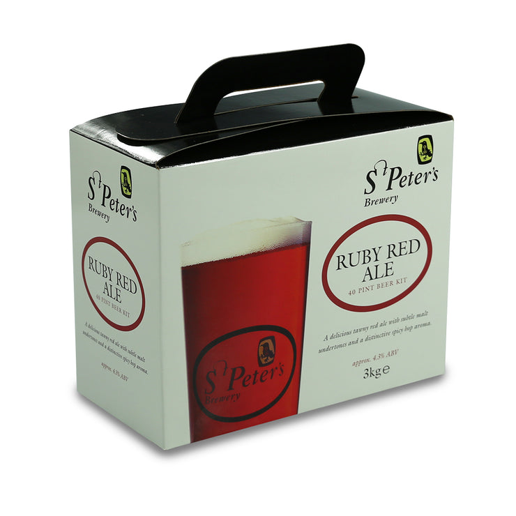 St Peters 40 Pint Beer Kit - Ruby Red Ale