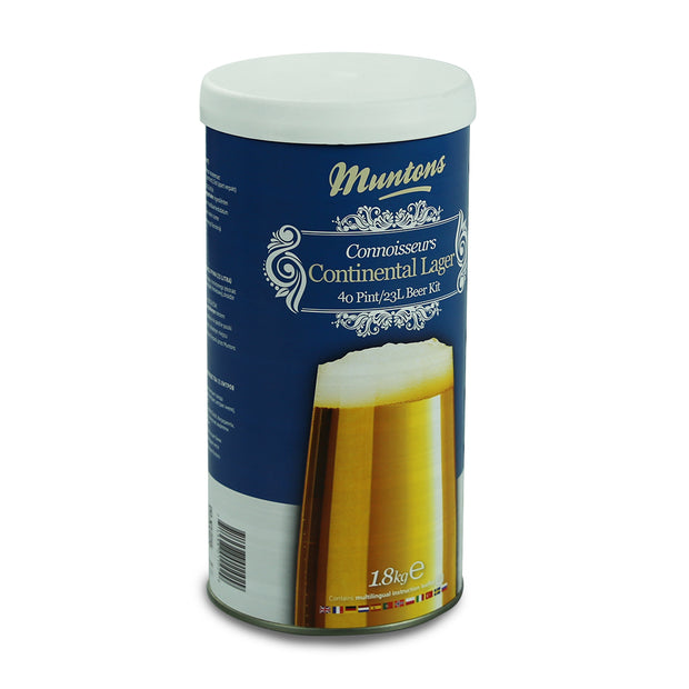 Kit à bière Muntons Connoisseurs Continental Lager - Brasseur débutant