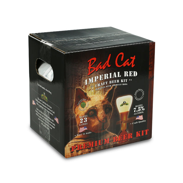 Bulldog Brews ABV 7.5% 40 Pint Beer Kit - Bad Cat Imperial Red